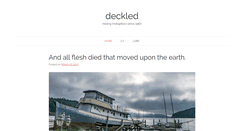 Desktop Screenshot of deckled.org