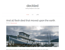 Tablet Screenshot of deckled.org